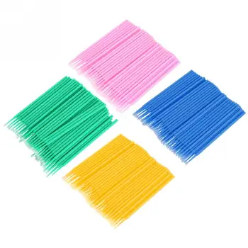 

400pcs/set Cotton Swab,Stick Microbrushes Eyelash Extension Tools Individual Lash Removing Makeup Tools Cotton Swab