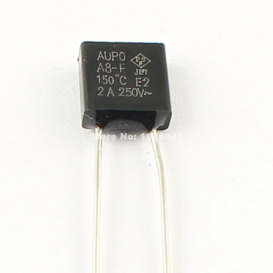 

10 Pcs Per Lot AUPO Thermal Fuse Cutoff TF 150 Degree 250V 2A A8-F
