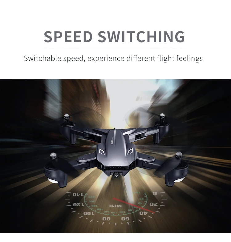 Visuo XS816 RC Drone с 50-кратным зумом WiFi FPV 1080P или 4K Двойная камера Drone Оптический расход Quadcopter Складная Селфи Дрон Вертолет VS SG106