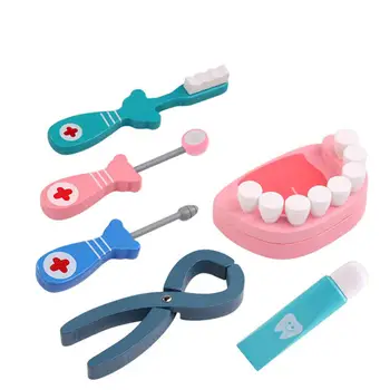 

LeadingStar Baby Kids Playhouse Wooden Simulation Doctor Tools Toy Set