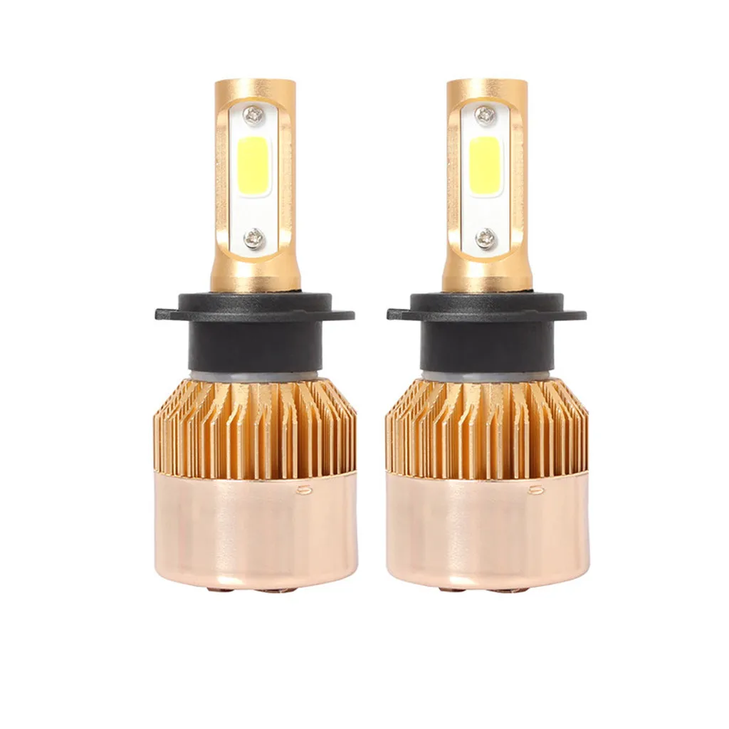 

New LED Auto Car Headlights 110W H7 COB LED 16000LM Auto Car Headlights Kit Driving Bulbs Lamps 6000K Head Lamp Fog Lights