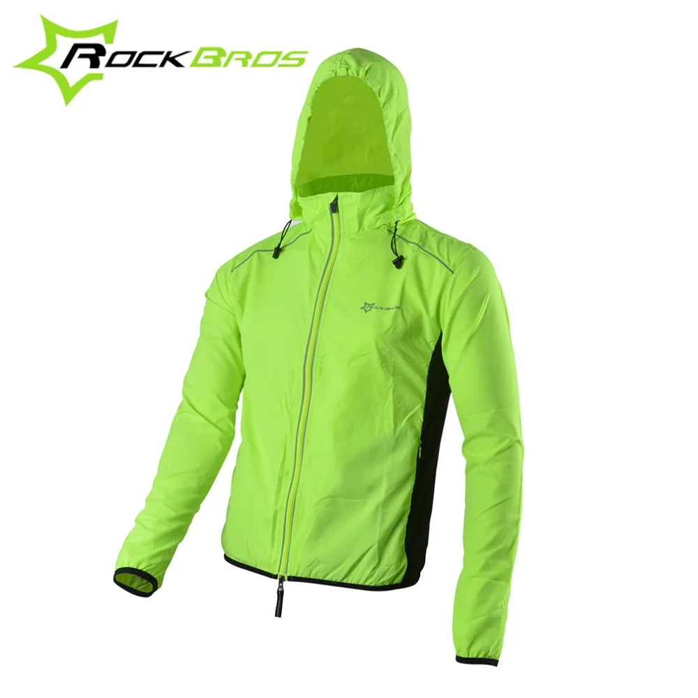  ROCKBROS Reflective Breathable Bike Bicycle Cycling Cycle Long Sleeve Wind Coat Windcoat Windproof Quick Dry Jersey Jacket 