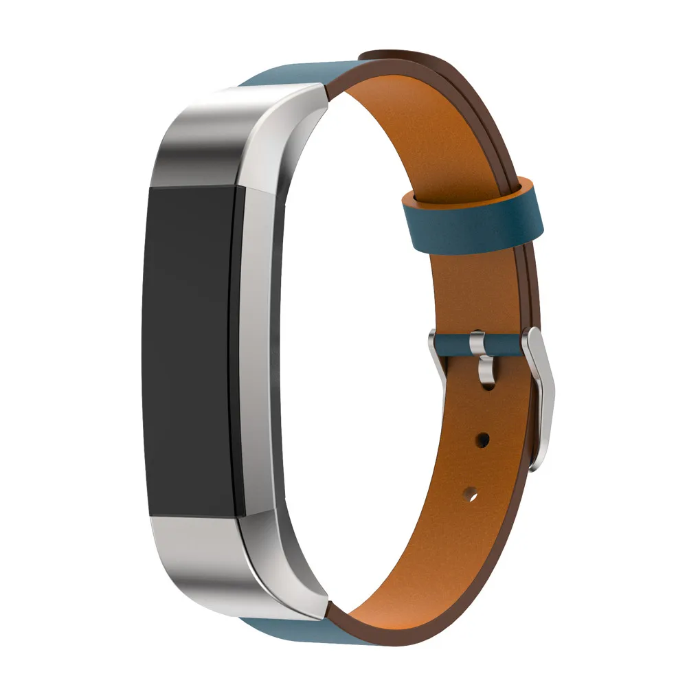Watchband For Fitbit Alta Double Tour Genuine Leather Watch Band Strap