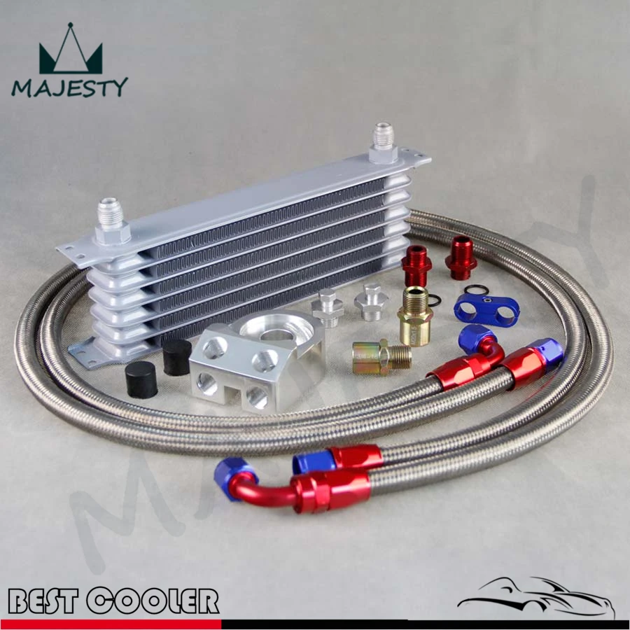 Buy 7 Row 8 AN8 Engine Transmission Universal Oil