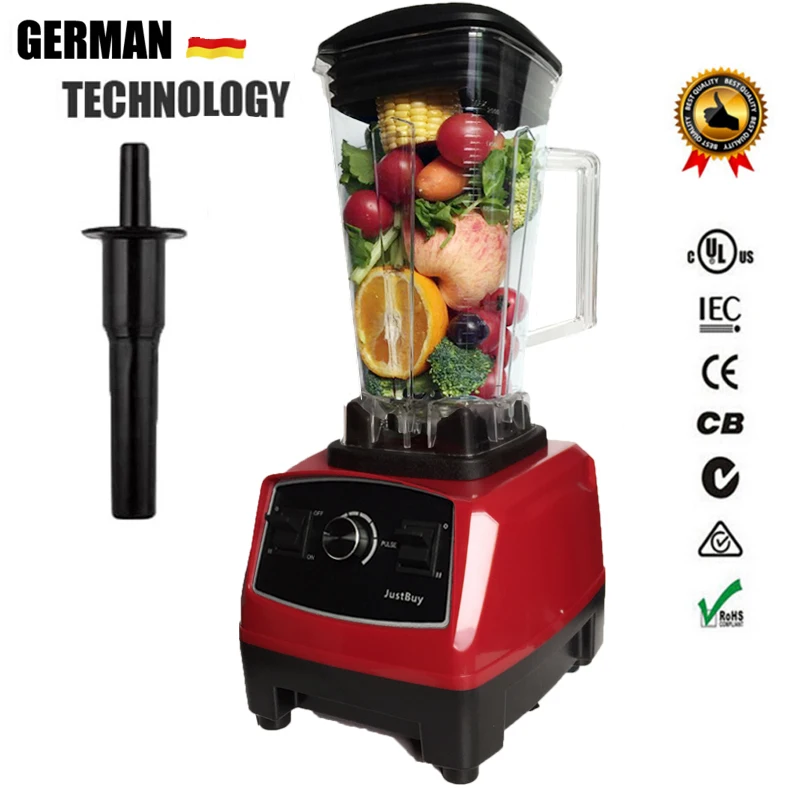 BPA Free 3HP 2200W Heavy Duty Commercial Blender Mixer Juicer High ...