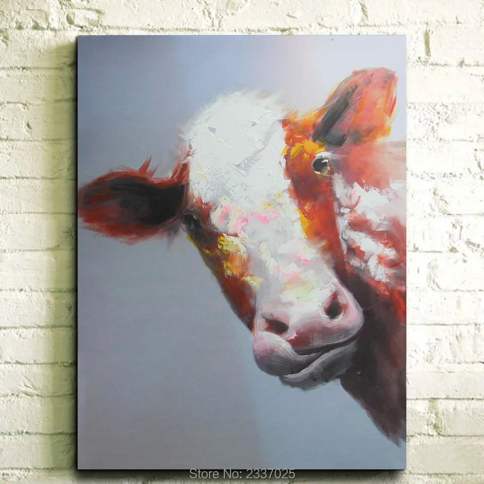 Achetez en gros peinture à l'huile animale vache en ...