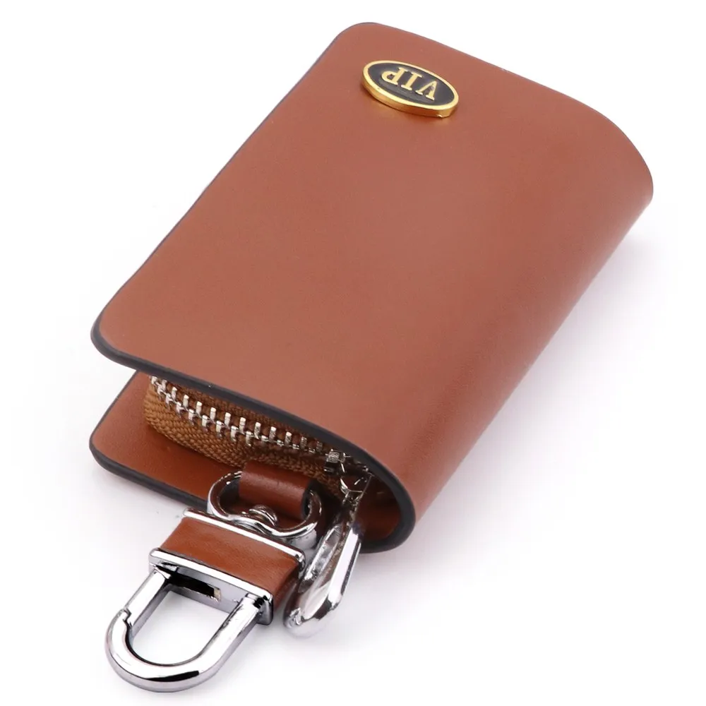 Car Key ring Auto key case wallet For Aston Martin Tesla Lamborghini Maserati Bentley Ferrari GMC Dodge Key