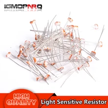 50PCS GL5528 GL5516 GL5537 GL5549 GL5539 GL5547 5528 5516 5537 5549 5539 Light Sensitive Resistor Photoelectric Photoresistor