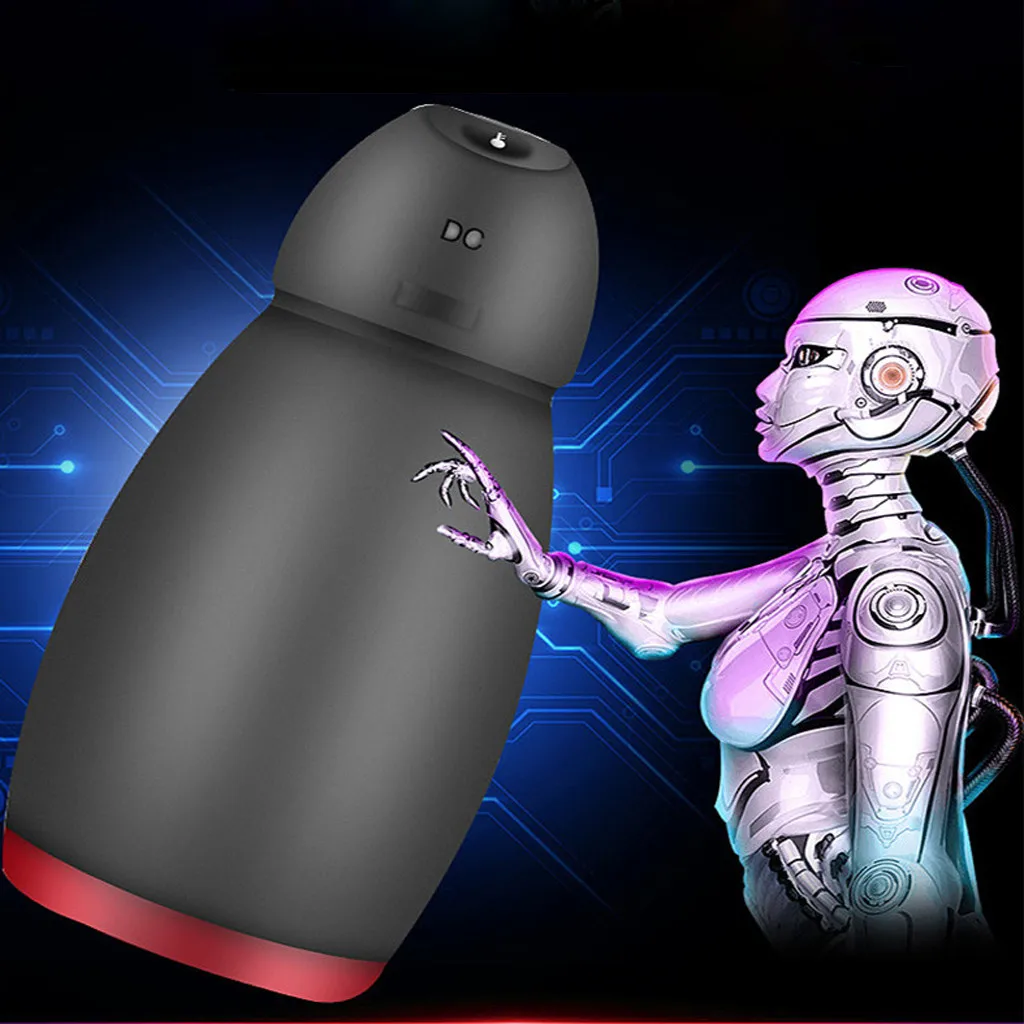 Sex Cup Male Masturbation Vibrator for Men Massage Cup ,Suck Silicone Sex Toys for Men Adult Sex Product Shop#P40