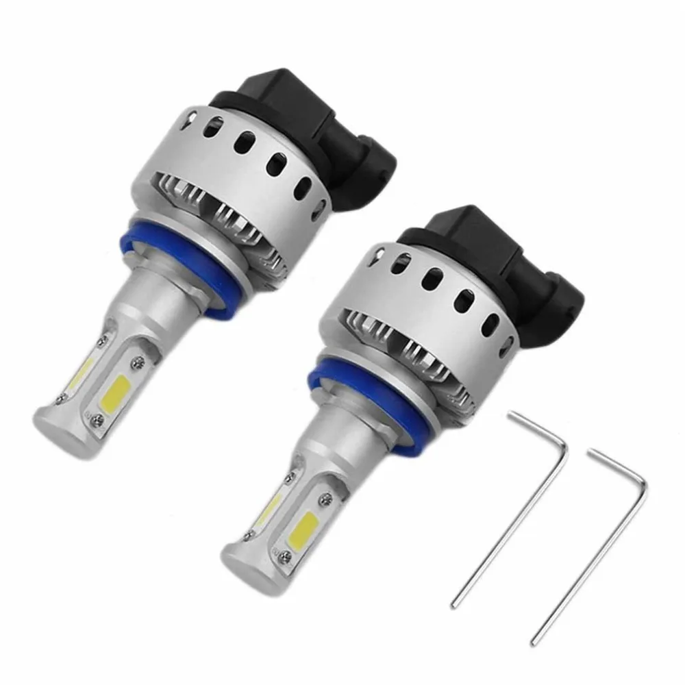 

ICOCO 2pcs H8/H9/11 LED Chips Driving Headlights 6000K 12000lm LED Car Headlight Bulbs Conversion Kit Car Accessories LED Bulb