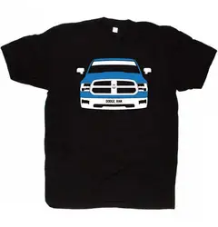 Американский классический автомобиль футболка Dodge Ram 4Th Gen 2009-Новые 8 цветов с круглым вырезом на лето хлопок Фитнес Одежда фильм футболка