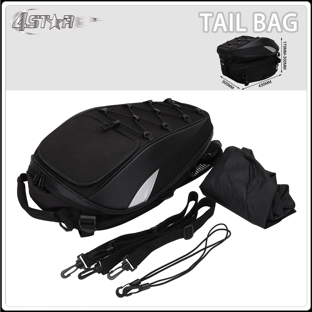 

Motorbike New Tail Bag Rider Backpack Back Seat Bags Multi-functional Waterproof For Harley BMW DUCATI YAMAHA HONDA KAWASAKI