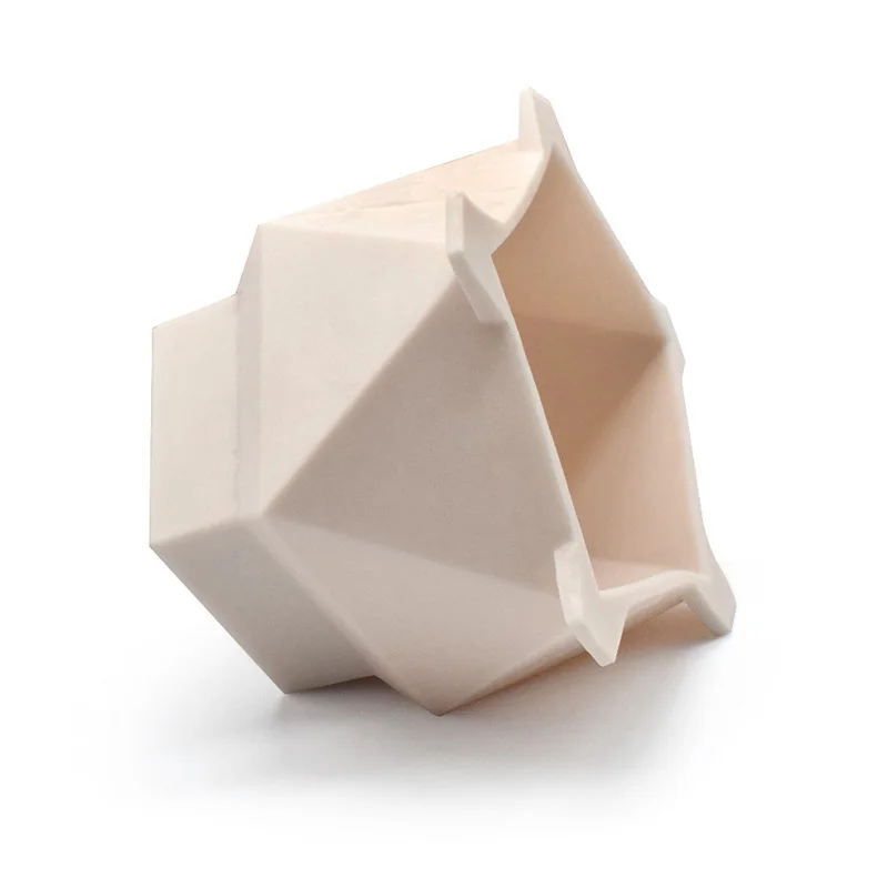 Filbake Silicone Mold 3D Cake Mould Geometric Desserts Molds for Baking Jello Ice Cream Mousse Ice Tube Pan DIY Bakery Party