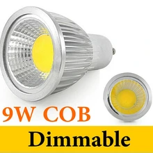 35 шт./лот Natue белый 4000-4500 K GU10 9 W Cob Светодиодная лампа Spotlight Высокое качество Мощность 120 Угол рассеивания света осветительная панель для телевещания с высоким CRI 110-240 V CE& по ограничению на использование опасных материалов в производстве