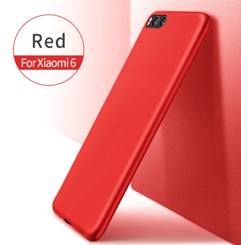 For Xiaomi 6 Ultra Thin Shockproof TPU Hybrid Case Cover,360 degree full cover matte soft tpu case 6 color, multi-color optional (15)