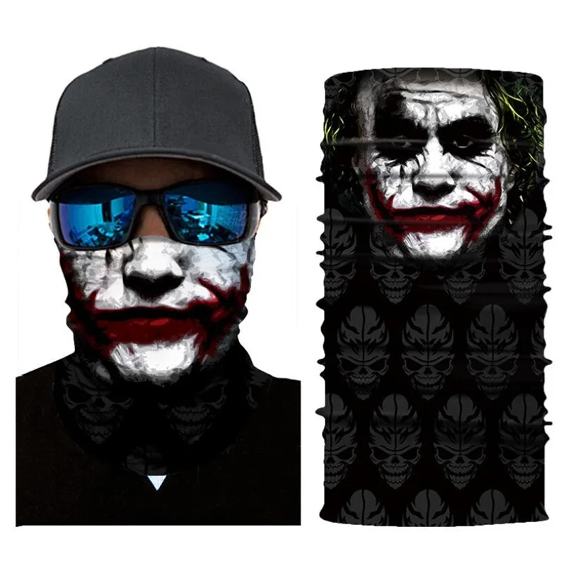 Шарф для езды на мотоцикле и велосипеде The Joker маски бандана повязка голову