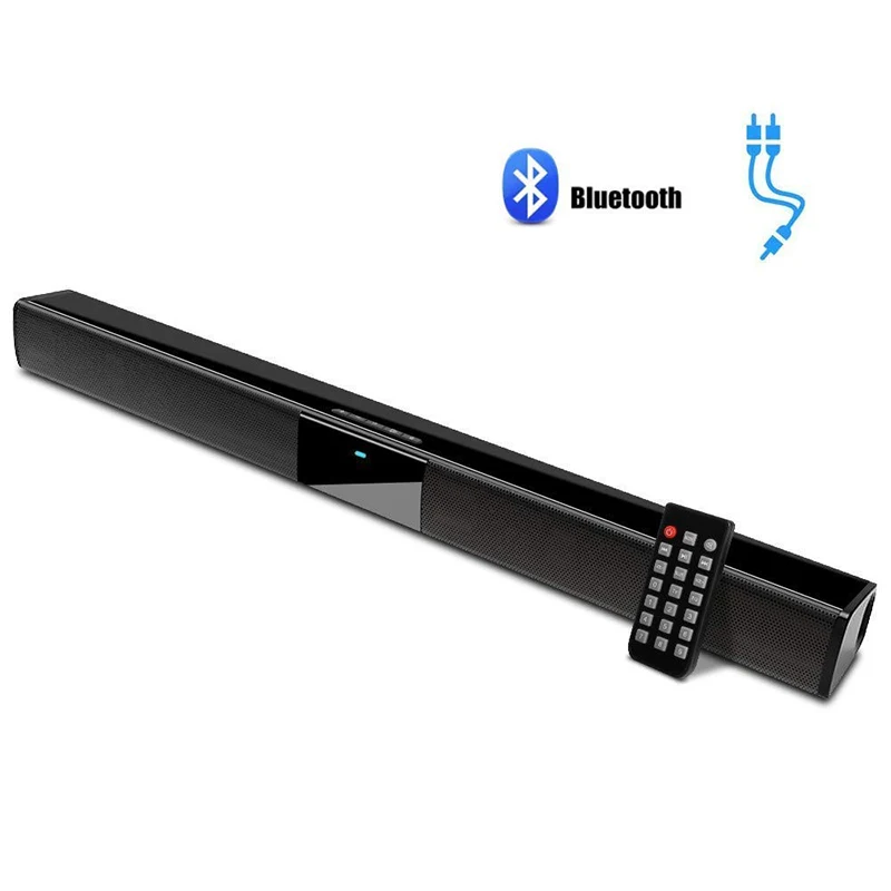 Przewodowy i bezprzewodowy telewizor Soundbar 20W, głośnik telewizora