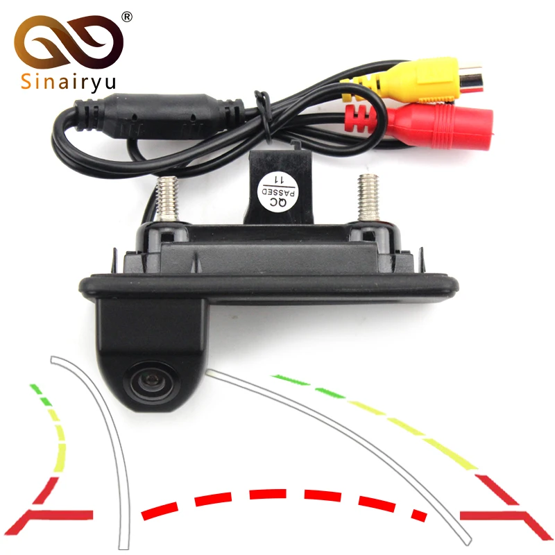 

Reversing Trajectory Tracks Dynamic Track Camera Rear View Night Vision Car Reverse Camera For Audi A1/ Skoda Octavia Fabia