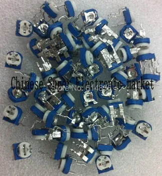 

50PCS RM065 RM-065 100 200 500 1K 2K 5K 10K 20K 50K 100K 200K 500K 1M ohm Trimpot Trimmer Potentiometer variable resistor