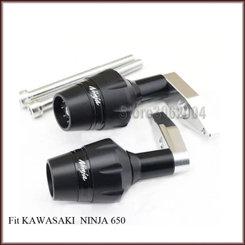 

Frame Slider Crash Protector Bobbins Falling Protection Mortorcycle For KAWASAKI NINJA 650 NINJA650 2012-2015 Green CNC
