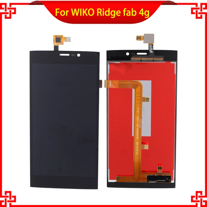 Новый бренд ЖК дисплей сенсорная панель для WIKO Ridge Fab 4G сенсорный экран черный