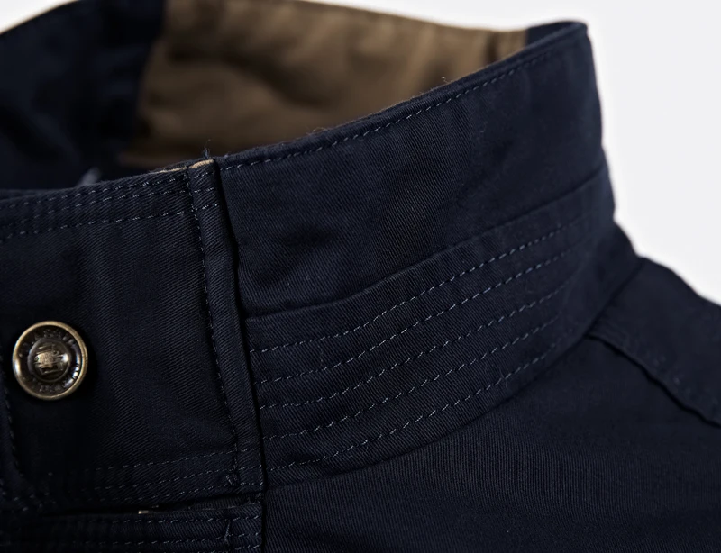 Popular 2016 Men Cotton Jacket Coat Army Military Casual Brand High Quality Male Clothing Spring Autumn Sport Cotton Jackets Plus Size