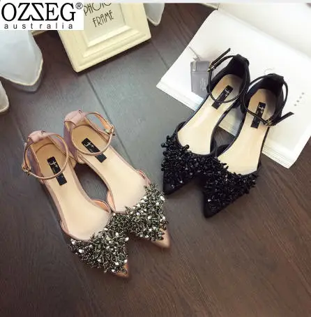 

Hot Spring Summer Shoes Bling Sandals Women Flats Heeled Shoes Sequins Gladiator Sandals Women Wedges sandalia femina