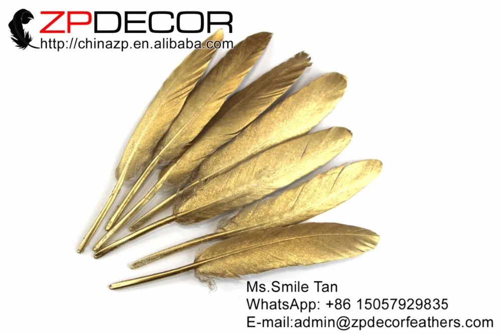 Zpdecoration 10 15 см (4 6 дюймов) 100 штук тщательно изготовленные золотые металлические