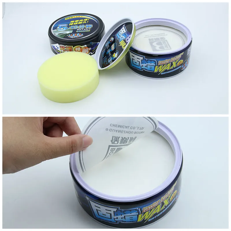 

3in1 Car Accessorie Car Care Products Solid Wax Long-lasting Glazing Polishing Wax Soft Wax Decontamination, glazing, protection