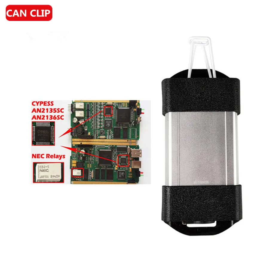 

Quality A++ Can Clip V183 With Full Chip AN2135SC AN2136SC Auto Diagnostic Interface Can Clip