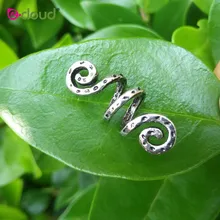 50 шт./лот волос бусины кольца-Dreadlock аксессуары для волос скандинавской спиральная завивка волос катушки Весна бусы для кос бороды пушистые подвески