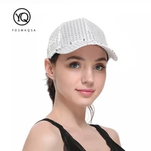 Фирменная бейсбольная кепка s Sequin, китайская женская летняя черная бейсболка из США, хлопковая спортивная бейсболка в стиле хип-хоп WH116