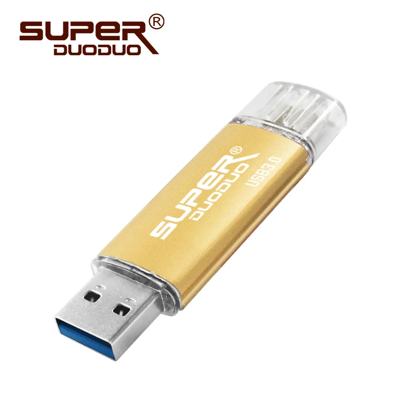 USB 3,0 OTG USB флеш-накопитель 4 ГБ 8 ГБ 16 ГБ флеш-накопитель 32 Гб 64 ГБ флеш-накопитель U Диск флеш-накопитель usb карта памяти в розничной упаковке cle usb - Цвет: champagne