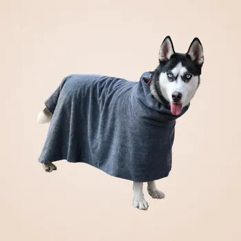 

Super Absorbent, Quick Drying, Microfiber towel, Dog Bath Robe
