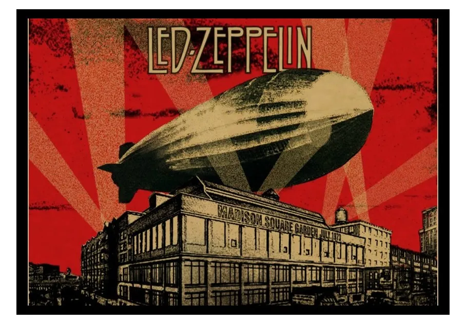 LED ZEPPELIN ATLANTIC del álbum Cuadro Lienzo inglés rock banda de rock & Roll LED ZEPPELIN ATLANTIC del álbum Cuadro Lienzo inglés rock banda de rock & Roll