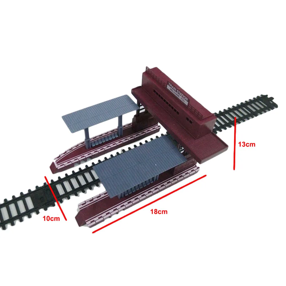 HO Масштаб пластиковая модель железнодорожной станции макет железной дороги Общие аксессуары для поезда сцена модель игры основные материалы