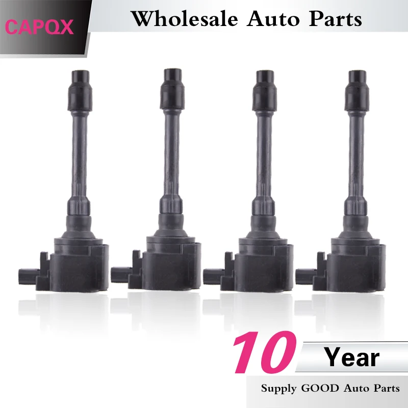 CAPQX 4PCS Ignition Ignitor Coil Plug For HONDA CITY FIT GREIZ GIENIA