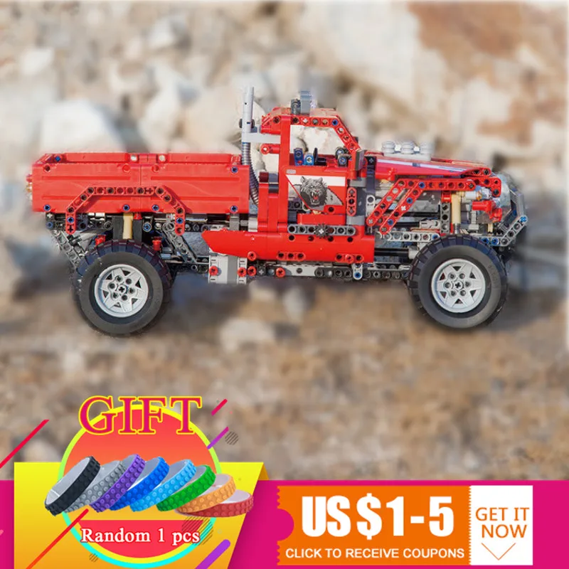 3362 1053pcs Technical 2 in 1 Pickup Truck Toy Building Block Car Model SUV Off-road Compatible with 42029 Kid Gifts Toys lepin 3362 1053pcs Technical 2 in 1 Pickup Truck Toy Building Block Car Model SUV Off-road Compatible with 42029 Kid Gifts Toys lepin