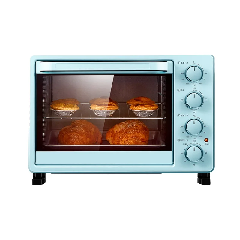 DMWD 25L мини автоматическая электрическая духовка многофункциональная торт хлеб тостеры пицца машина для выпечки синий 1400 Вт 220 В