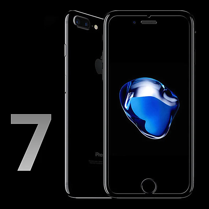 

100pcs/lot Premium 9H 2.5D Tempered Glass Screen Protector Protective Film Front and Back for iPhone 7/For iPhone 8