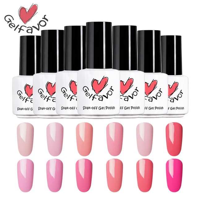 Gelfavor White Bottled Pink Primer Gel Nail Polish Uv Led Light Gel Gelfavor White Bottled Pink Primer Gel Nail Polish Uv Led Light Gel