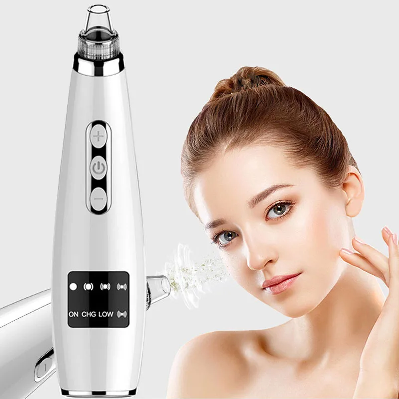 

vacuum blackhead acne removal pore cleaner acne extractor tool LCD monitor facial exfoliation beauty equipment