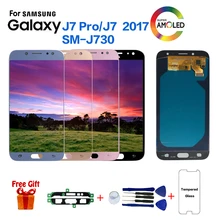 Для samsung Galaxy J7 Pro J730 SM-J730F дисплей ЖК-экран для samsung J7 SM-J730GM J730G J730FM ЖК-дисплей экран модуль