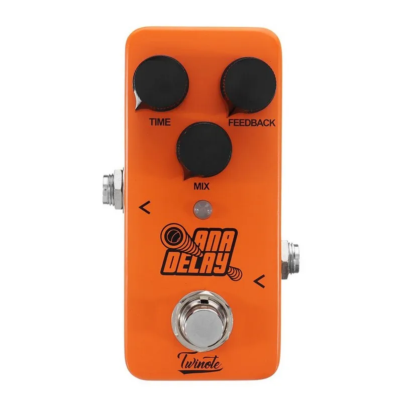 

Twinote Ana Delay Pedal Electric Guitar Effect Digital Delay Effects with 800ms Delay Time Tap Tempo Function Guitar Accessories