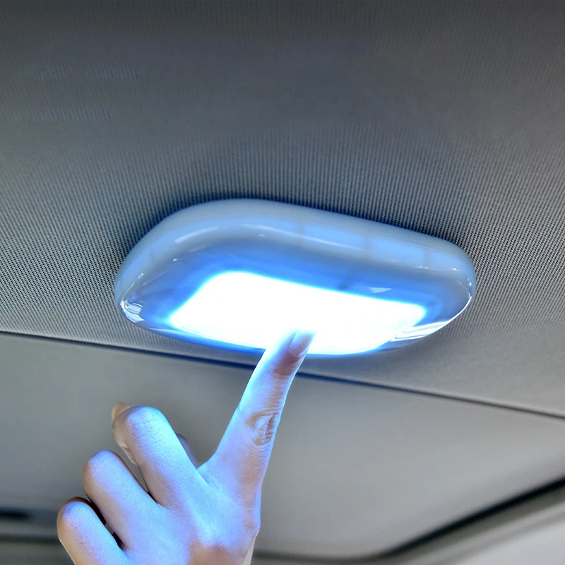 

Universal USB Rechargeable White LED Car Reading Light Interior Roof Doom Lamp Magnetic LED Car Styling Night Light