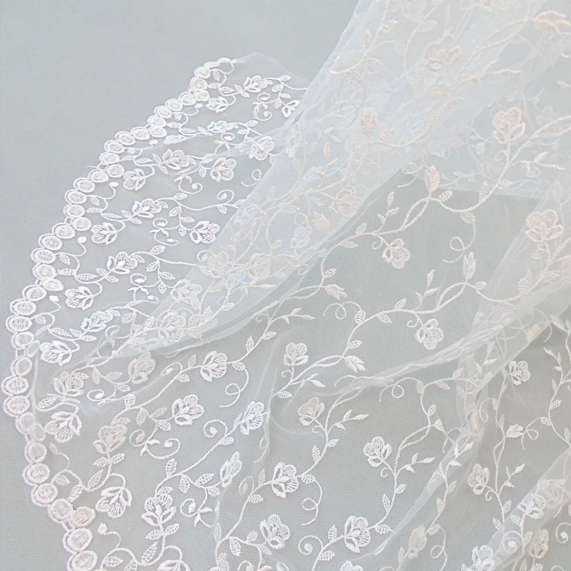 5 ярдов модная кружевная ткань для свадебного платья с вышивкой французский