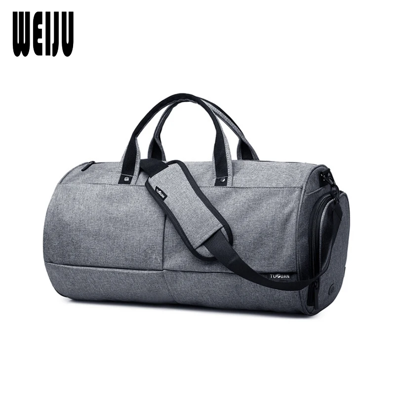 

WEIJU 2017 New Men Travel Bag Large Capacity Traveling Bag Women Hand Luggage Duffel bag Casual Mens Travel Shoulder Bags