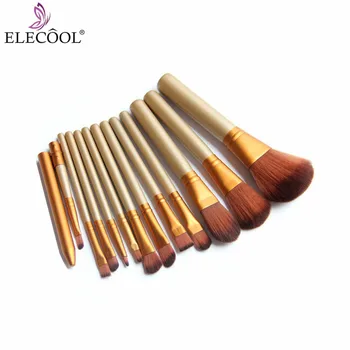 

ELECOOL 12/20pcs Makeup Brushes Kit Soft Brushes High Quality Powder Eye Shadow Contour Foundation Lip Brush Makeup Tools Set