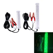 1 шт. 12 В Led зеленый подводный погружной рыболовный светильник лодка наживка для ловли рыбы привлекательный свет рыболовная лодка Снасти Приманка свет 20 Вт 30 Вт