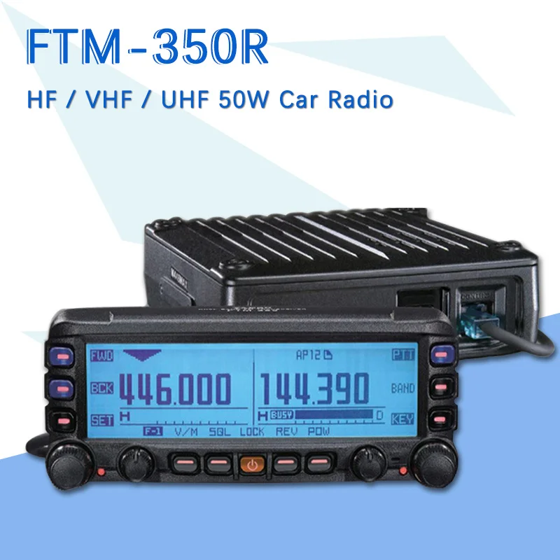 Оригинальная Двухдиапазонная Автомобильная радиостанция YAESU FTM 350R MobileRadio Transceiver